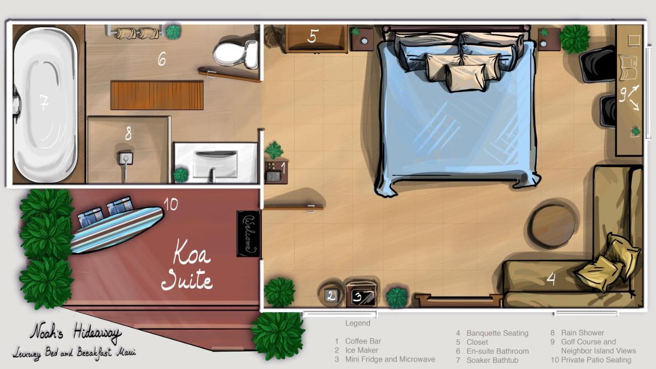 Noahs Hideaway Luxury B&B 拉海纳 外观 照片